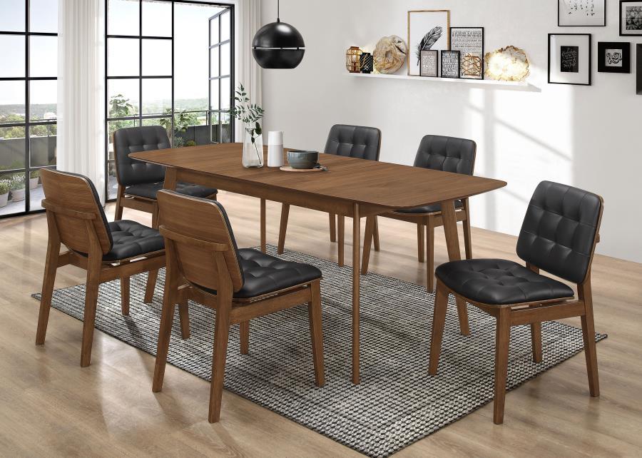 Redbridge - Rectangle Dining Set 5 Piece Dining Room Sets by Coaster Fine Furniture - Walls Furniture & Mattress