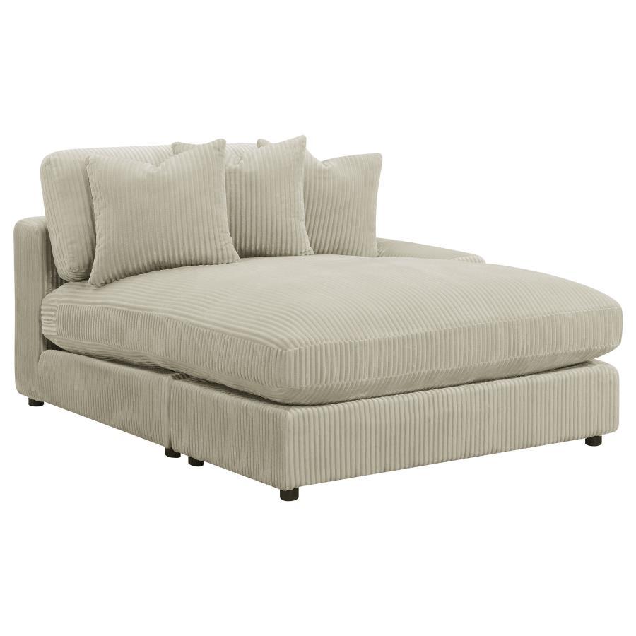 Blaine - Upholstered Reversible Chaise Sectional Sofa Stationary Sectionals by Coaster Fine Furniture - Walls Furniture & Mattress