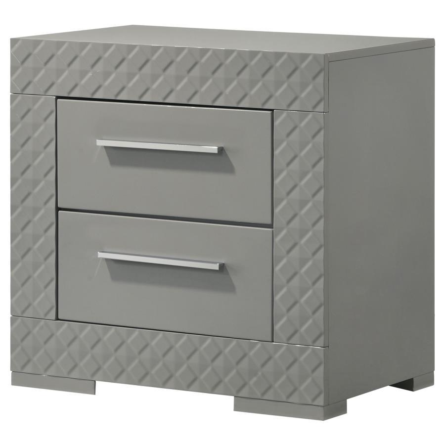 Ives - 2 - Drawer Nightstand Bedside Table Accent Nightstands by Coaster Fine Furniture - Walls Furniture & Mattress