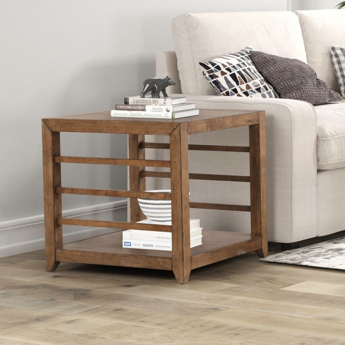 Shaker Lakes - End Table - Brown End Tables by Liberty Furniture - Walls Furniture & Mattress