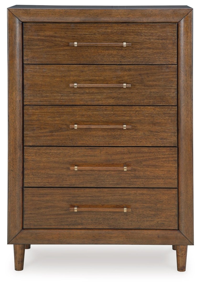 Lyncott - Five Drawer Chest - Brown Accent Chests by Signature Design by Ashley® - Walls Furniture & Mattress