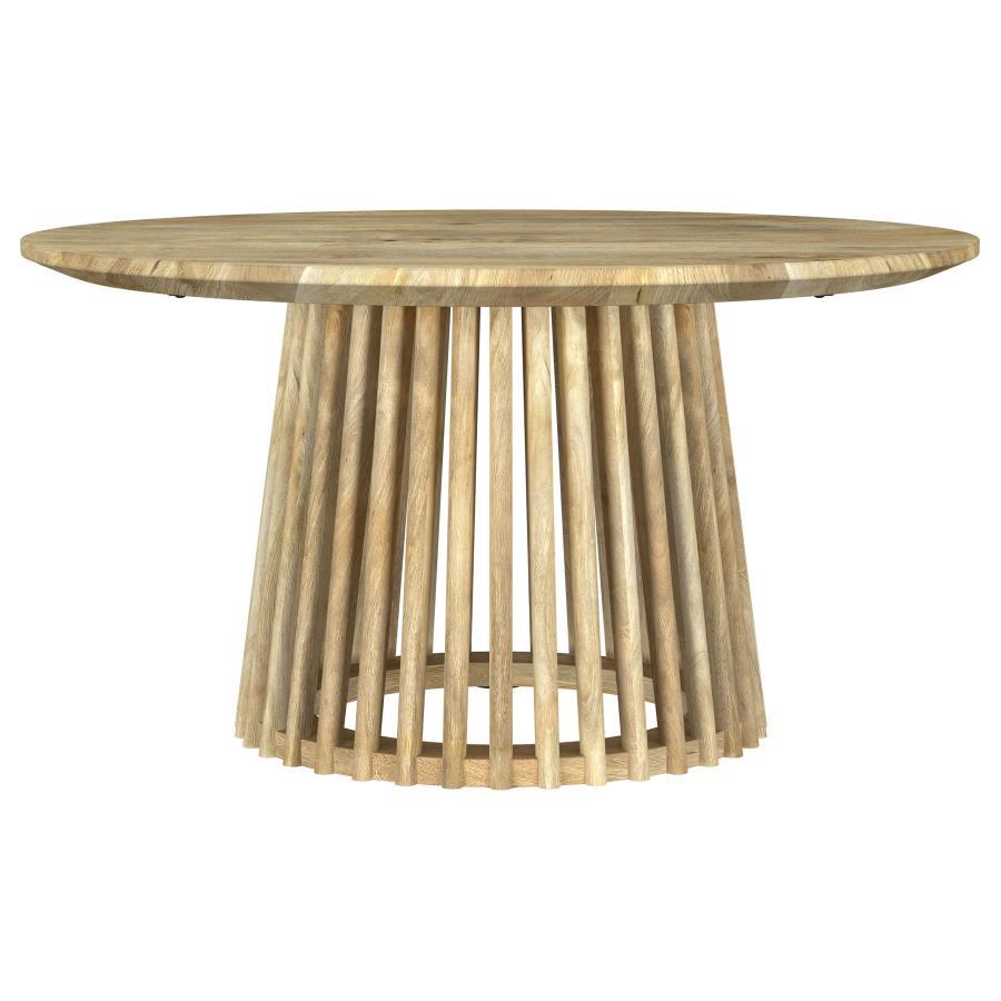 Touhy - Round Solid Wood Table End Tables by Coaster Fine Furniture - Walls Furniture & Mattress