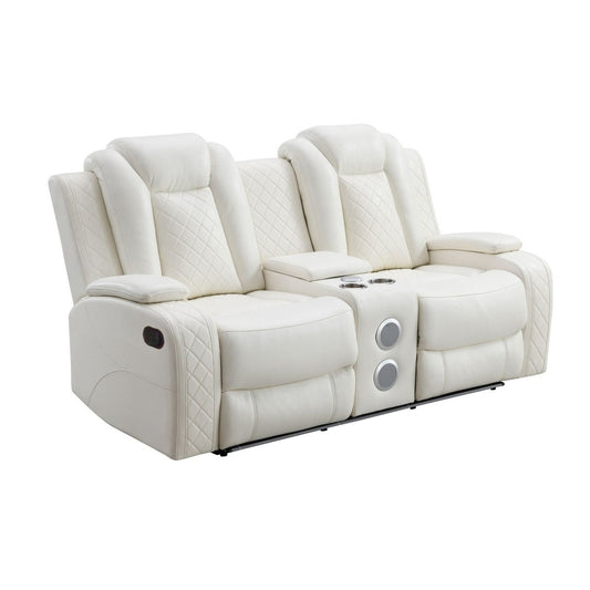 Orion II - Console Loveseat With Dual Recliners Reclining Loveseats by New Classic - Walls Furniture & Mattress