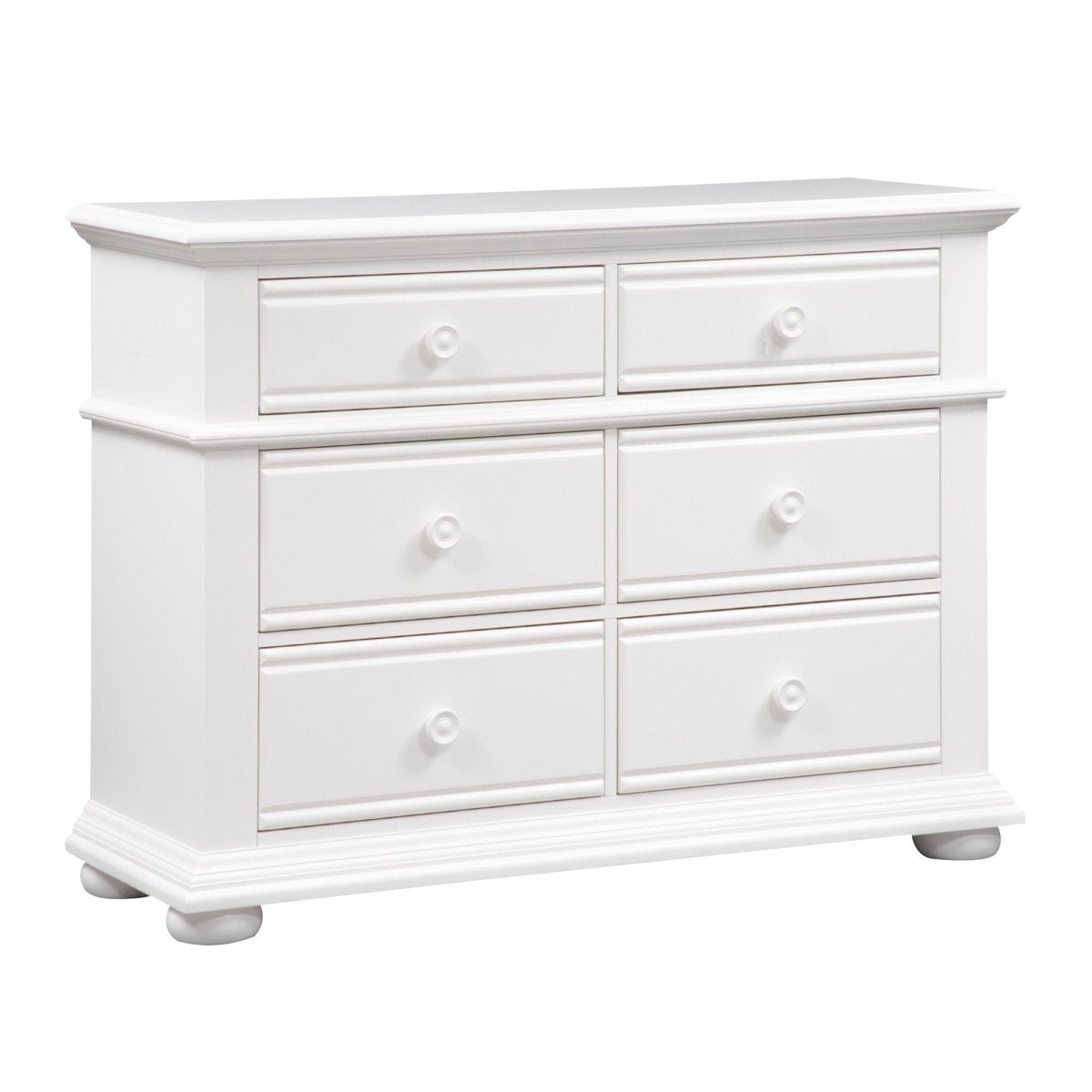 Summer House - 6 Drawer Dresser - White Dressers by Liberty Furniture - Walls Furniture & Mattress
