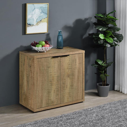 Pepita - 2 Door Engineered Wood Accent Cabinet - Mango Brown Accent Cabinets by Coaster Fine Furniture - Walls Furniture & Mattress