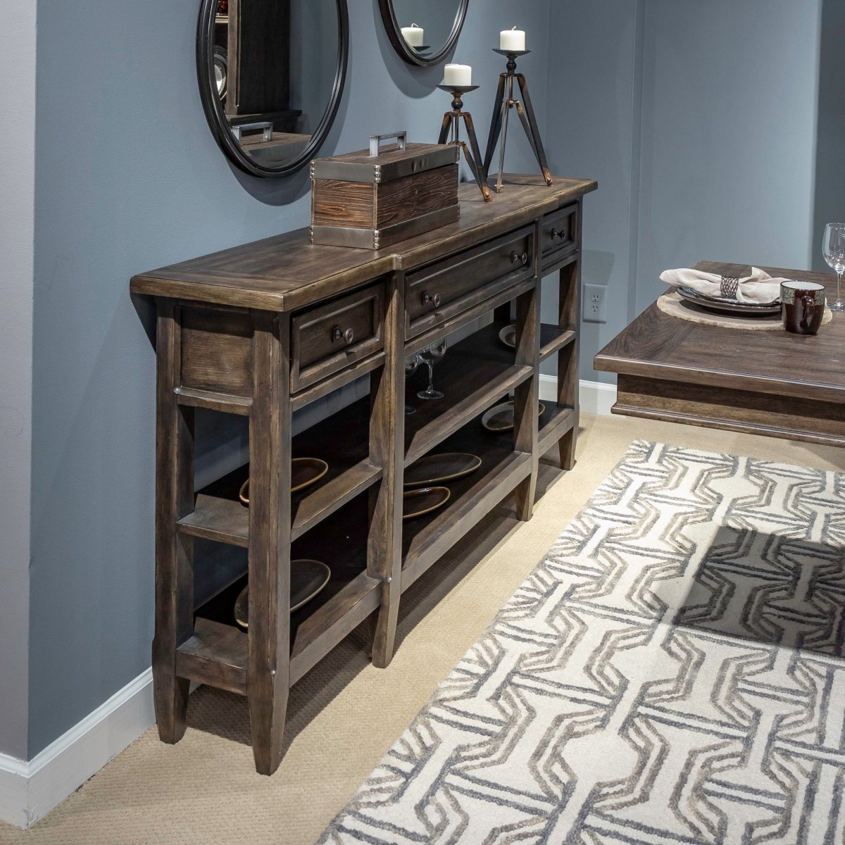 Paradise Valley - Hall Console Table - Dark Brown Console Tables by Liberty Furniture - Walls Furniture & Mattress