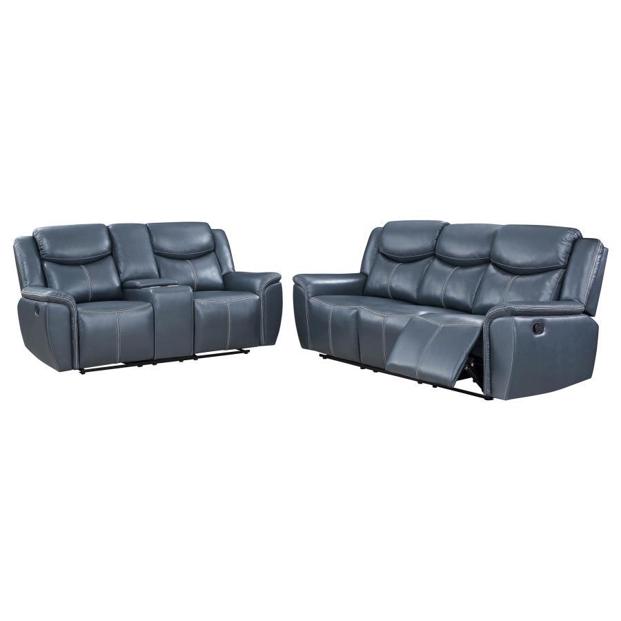 Sloane - Upholstered Reclining Sofa Set Reclining Sofas & Loveseats by Coaster Fine Furniture - Walls Furniture & Mattress