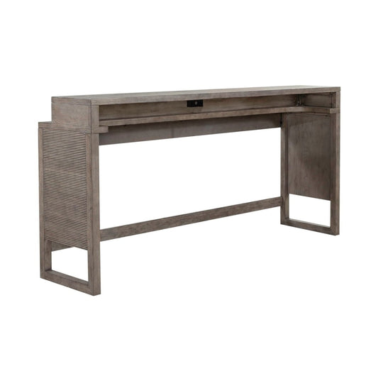 Bartlett Field - Console Bar Table - Gray Console Tables by Liberty Furniture - Walls Furniture & Mattress