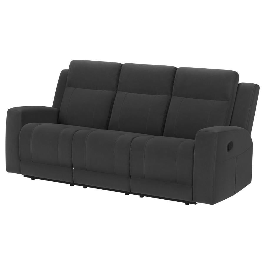 Brentwood - Upholstered Motion Reclining Sofa Reclining Sofas by Coaster Fine Furniture - Walls Furniture & Mattress