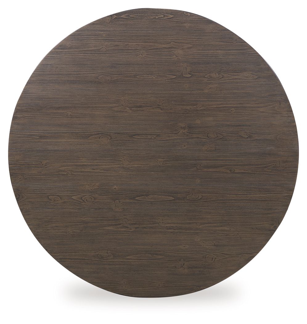 Neo - Rich Brown - Round Cocktail Table Coffee Tables by Luxe - Walls Furniture & Mattress