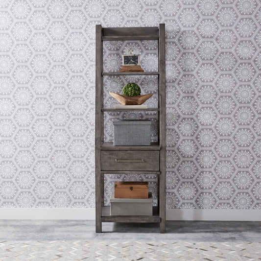 Modern Farmhouse - Leaning Bookcase Standard Bookcases by Liberty Furniture - Walls Furniture & Mattress