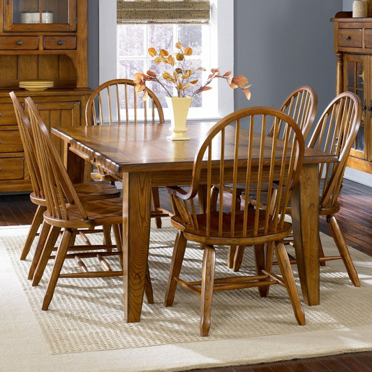 Treasures - Rectangular Leg Table - Light Brown Dining Tables by Liberty Furniture - Walls Furniture & Mattress