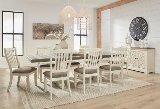Bolanburg - Dining Room Set 8 + Piece Dining Room Sets by Signature Design by Ashley® - Walls Furniture & Mattress