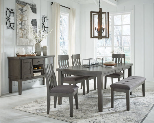 Hallanden - Dining Room Set 6 Piece Dining Room Sets by Signature Design by Ashley® - Walls Furniture & Mattress