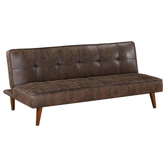 Jenson - Upholstered Tufted Convertible Sofa Bed Futon Sofas by Coaster Fine Furniture - Walls Furniture & Mattress