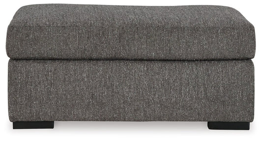 Gardiner - Ottoman - Pewter Upholstered Ottomans by Signature Design by Ashley® - Walls Furniture & Mattress