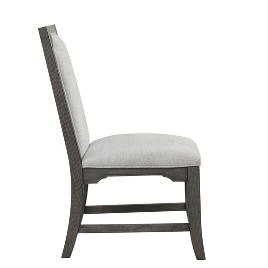 Lisbon - Dining Side Chair (Set of 2) - Gray Chair Sets by New Classic - Walls Furniture & Mattress