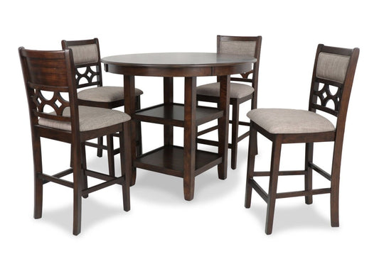 Mitchell - Counter Set 5 Piece Dining Room Sets by New Classic - Walls Furniture & Mattress
