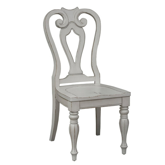 Magnolia Manor - Splat Back Side Chair - White Side Chairs by Liberty Furniture - Walls Furniture & Mattress