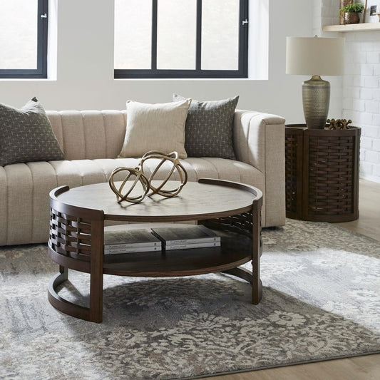 Warren Park - Optional 3 Piece Set - Brown Table Sets by Liberty Furniture - Walls Furniture & Mattress