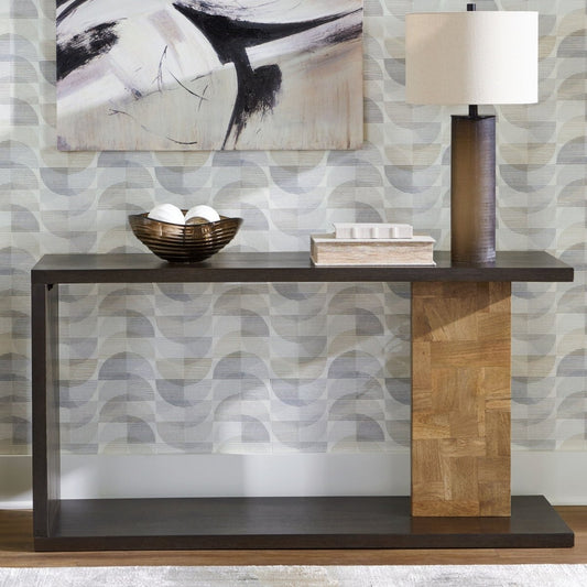 Camlett - Console Sofa Table - Brown Console Tables by Signature Design by Ashley® - Walls Furniture & Mattress