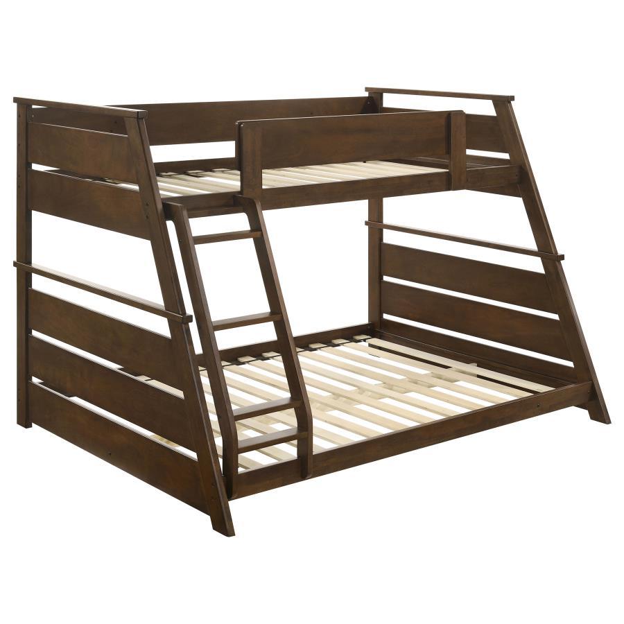 Holden - Wood Veneer Bunk Bed Bunk Beds by Coaster Fine Furniture - Walls Furniture & Mattress