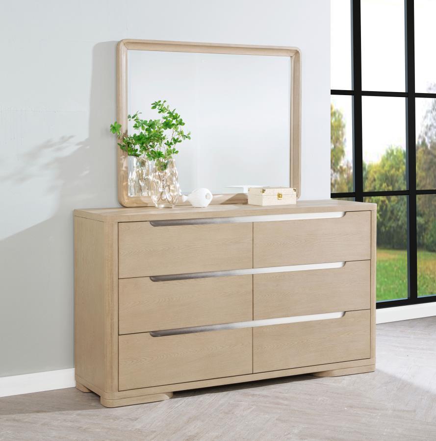 Ladera - 6 - Drawer Bedroom Dresser Dressers by Coaster Fine Furniture - Walls Furniture & Mattress