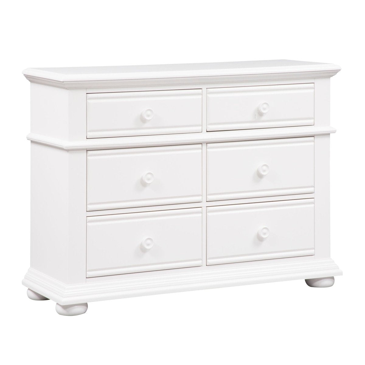 Summer House - 6 Drawer Dresser - White Dressers by Liberty Furniture - Walls Furniture & Mattress