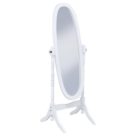 Foyet - Wood Adjustable Length Cheval Mirror Floor Mirrors by CoasterEveryday - Walls Furniture & Mattress