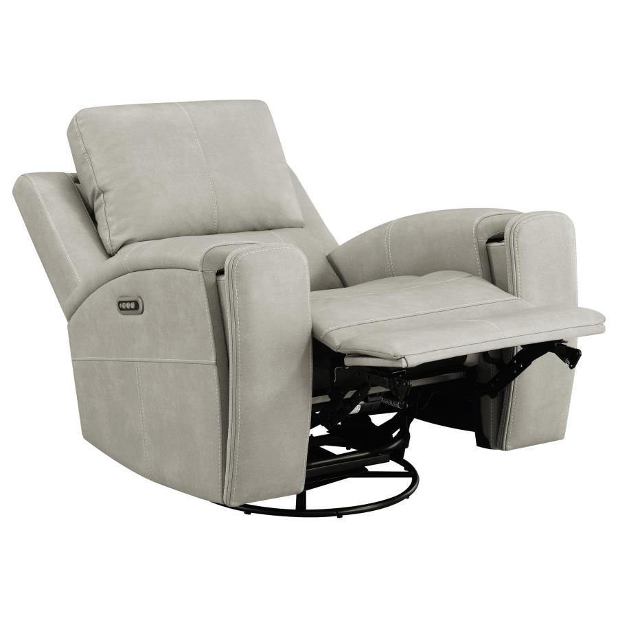 Brickston - Triple Power Swivel Glider Recliner Swivel Glider Chairs by Coaster Fine Furniture - Walls Furniture & Mattress
