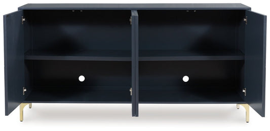 Loirwick - Accent Cabinet - Dark Blue Accent Cabinets by Signature Design by Ashley® - Walls Furniture & Mattress