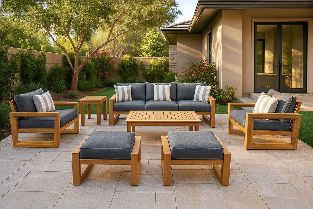 Bristol - Bay Slatted Wood Table Coffee Tables by New Classic - Walls Furniture & Mattress