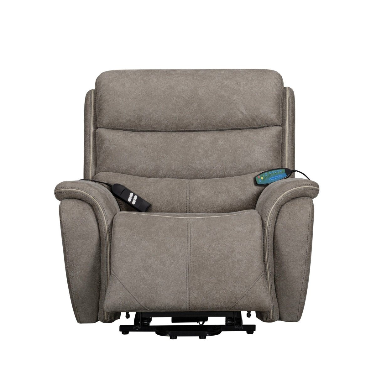 Kamari - Power Lift Recliner With Heat & Massage - Gray Lift Chairs by New Classic - Walls Furniture & Mattress