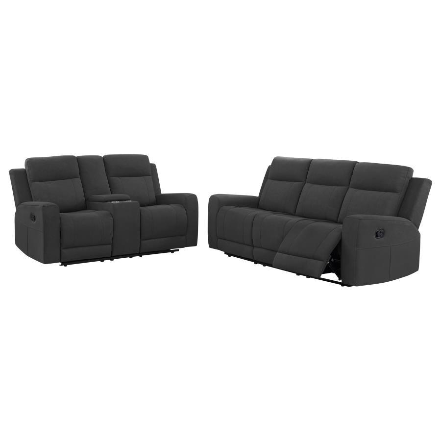 Brentwood - Upholstered Reclining Sofa Set Reclining Sofas & Loveseats by Coaster Fine Furniture - Walls Furniture & Mattress
