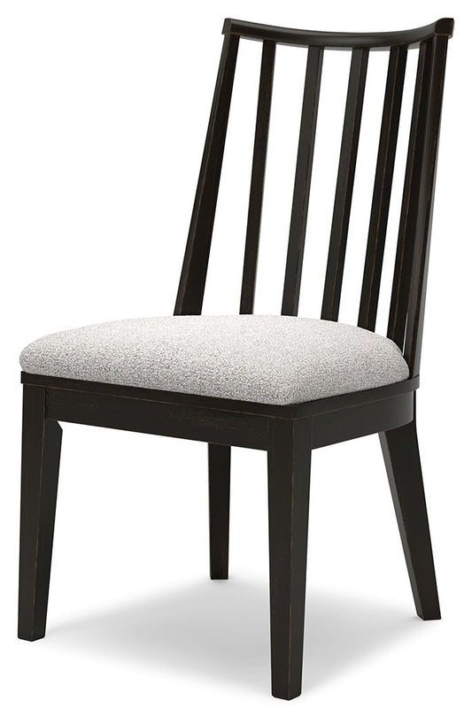 Galliden - Dining Upholstered Side Chair (Set of 2) - Black Chair Sets by Signature Design by Ashley® - Walls Furniture & Mattress