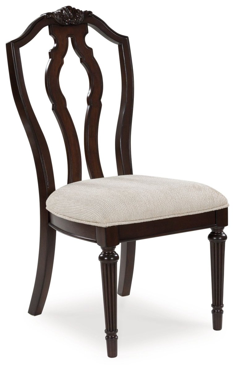 Lavinton - Dining Upholstered Side Chair (Set of 2) - Tan / Brown Chair Sets by Signature Design by Ashley® - Walls Furniture & Mattress