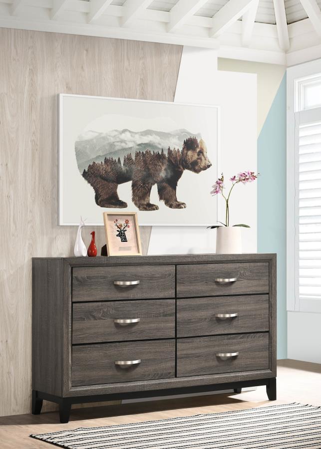 Watson - 6 - Drawer Dresser Dressers by CoasterEveryday - Walls Furniture & Mattress