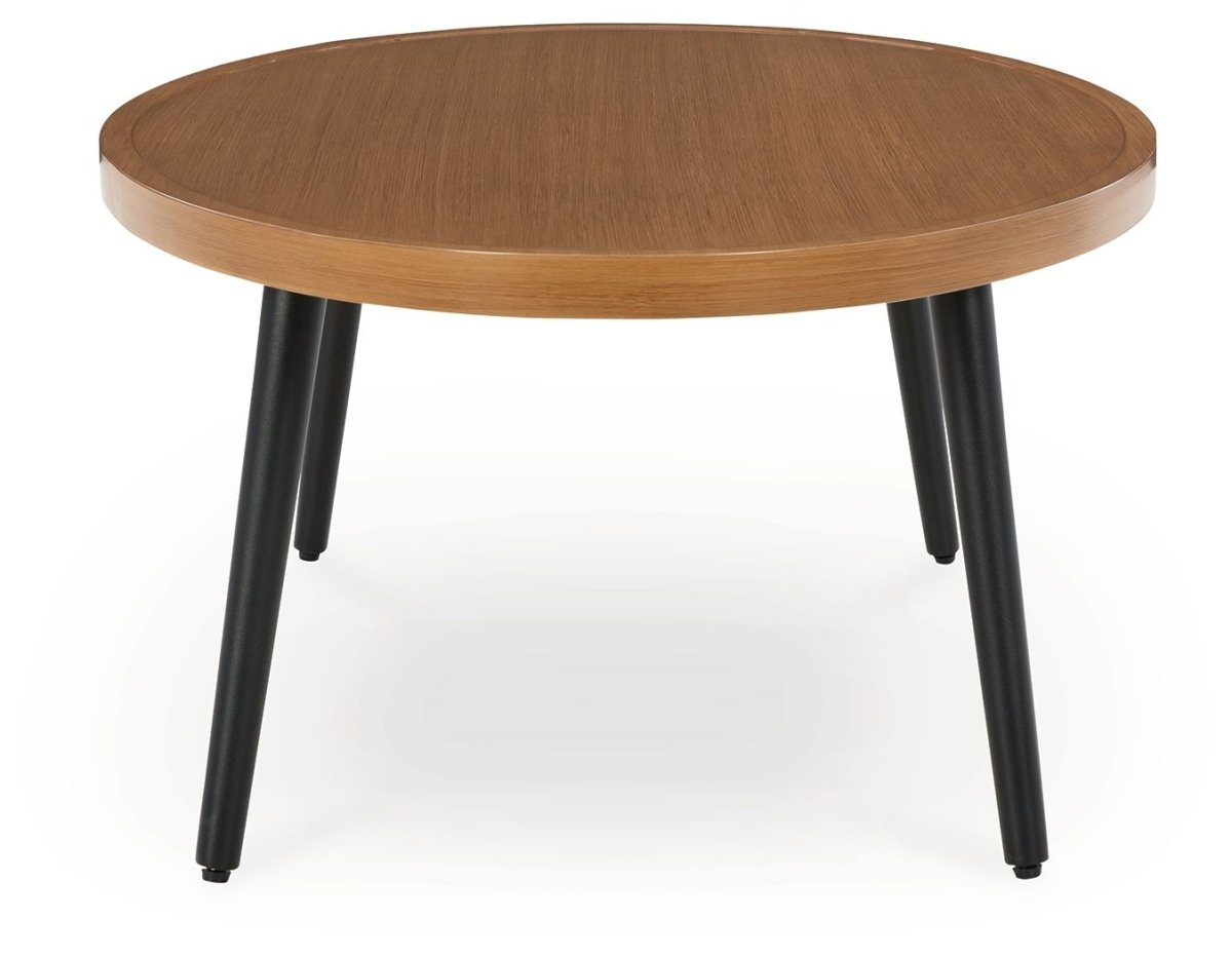 Horizon Hall - Cocktail Table - Two - tone Brown Coffee Tables by Signature Design by Ashley® - Walls Furniture & Mattress