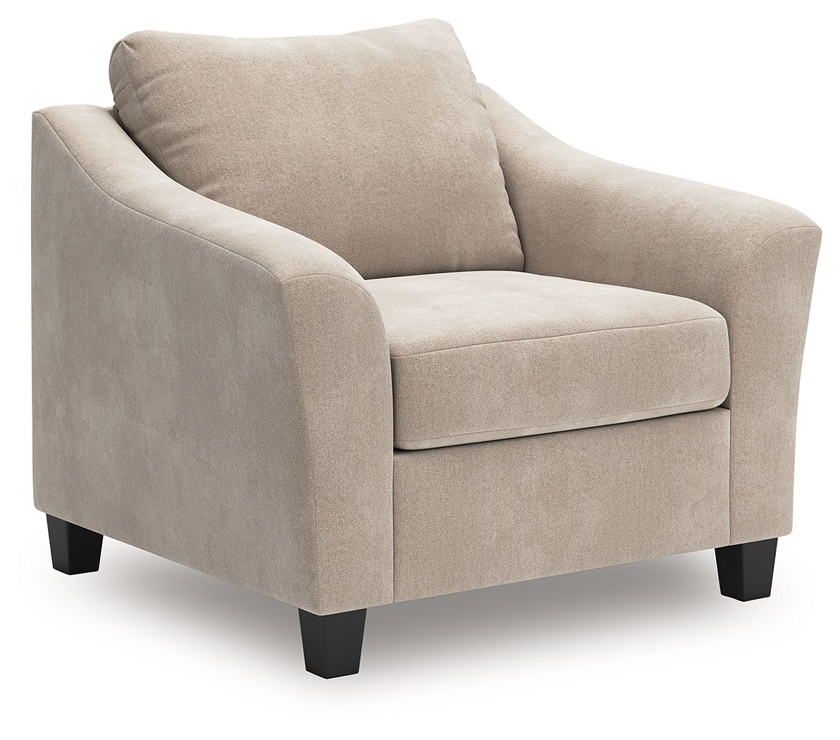 Willarae - Taupe - 2 Pc. - Chair And A Half, Ottoman Chair & Ottoman by Benchcraft® - Walls Furniture & Mattress