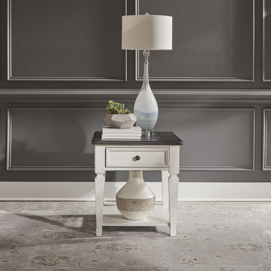 Allyson Park - Drawer End Table - White End Tables by Liberty Furniture - Walls Furniture & Mattress
