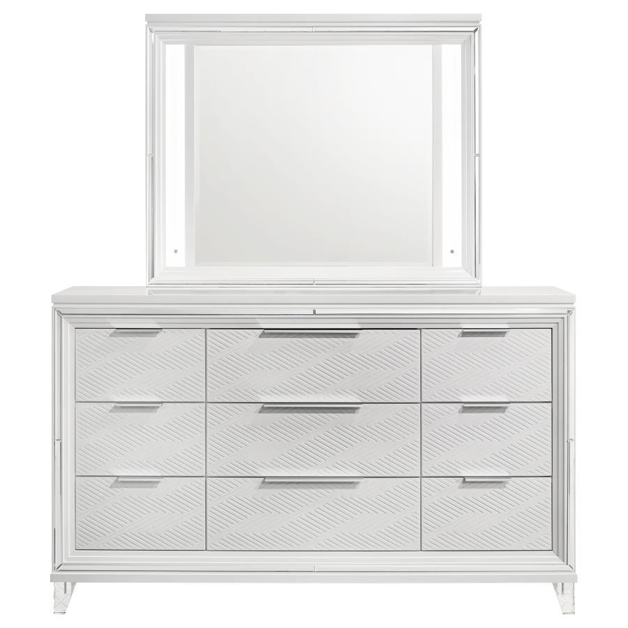 Marmore - 9 - Drawer Dresser Dressers by Coaster Fine Furniture - Walls Furniture & Mattress