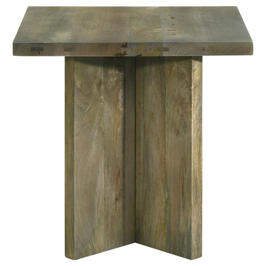 Andando - Square Solid Wood End Table - Mango Brown End Tables by Coaster Fine Furniture - Walls Furniture & Mattress