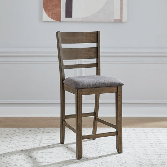 Brook Bay - Slat Back Upholstered Counter Chair (RTA) Counter Chairs by Liberty Furniture - Walls Furniture & Mattress