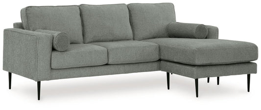 Hazela - Sofa Chaise - Charcoal Stationary Sofas by Signature Design by Ashley® - Walls Furniture & Mattress