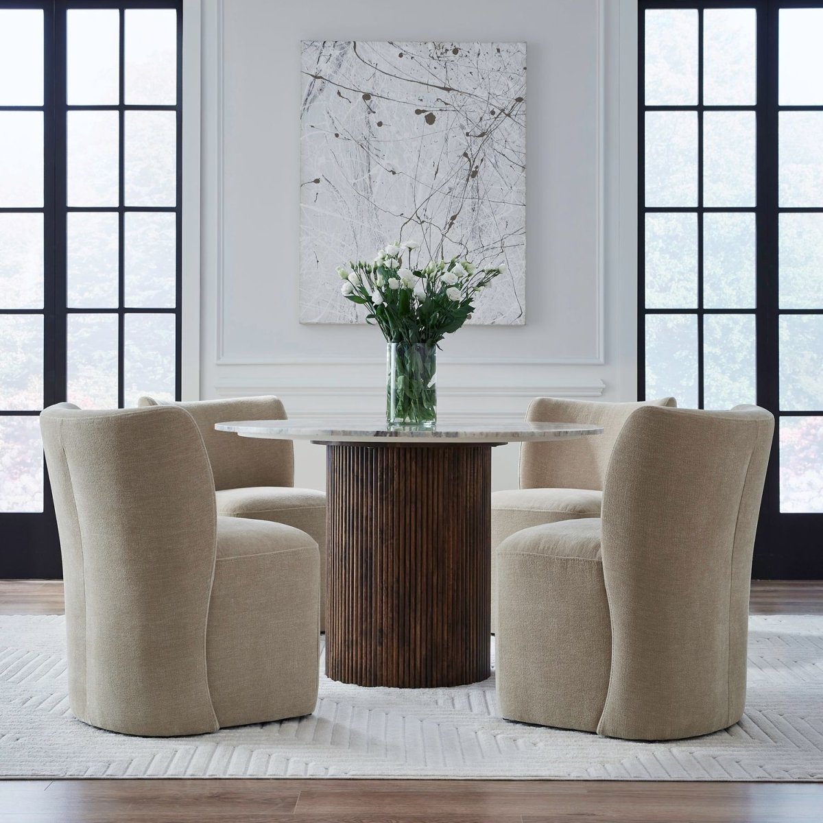 Accent Dining - Dining Chair With Casters Accent Side Chairs by Liberty Furniture - Walls Furniture & Mattress