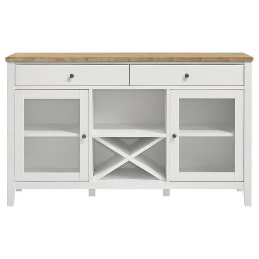Hollis - 2 Door Dining Sideboard Buffet Storage Cabinet - White Buffets by Coaster Fine Furniture - Walls Furniture & Mattress
