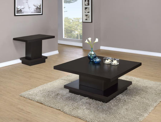 Reston - Square Coffee Table Set Table Sets by Coaster Fine Furniture - Walls Furniture & Mattress