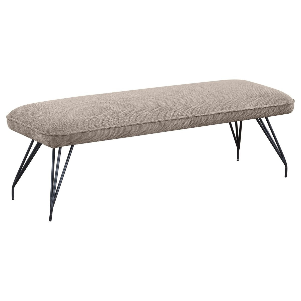 Dodson - Fabric Upholstered Dining Bench Upholstered Benches by Coaster Fine Furniture - Walls Furniture & Mattress