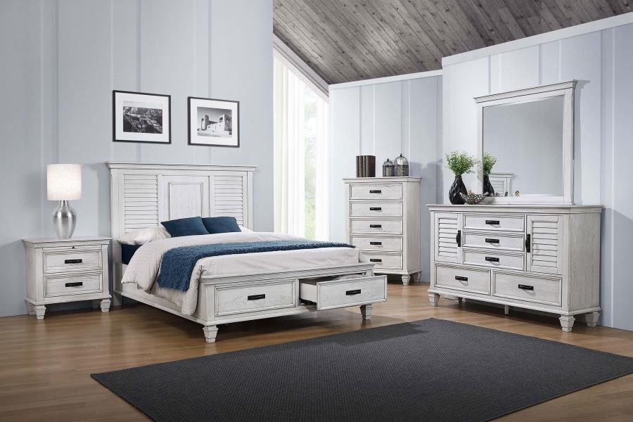 Franco - 5 - Drawer Dresser With Mirror Dresser & Mirror by CoasterEssence - Walls Furniture & Mattress