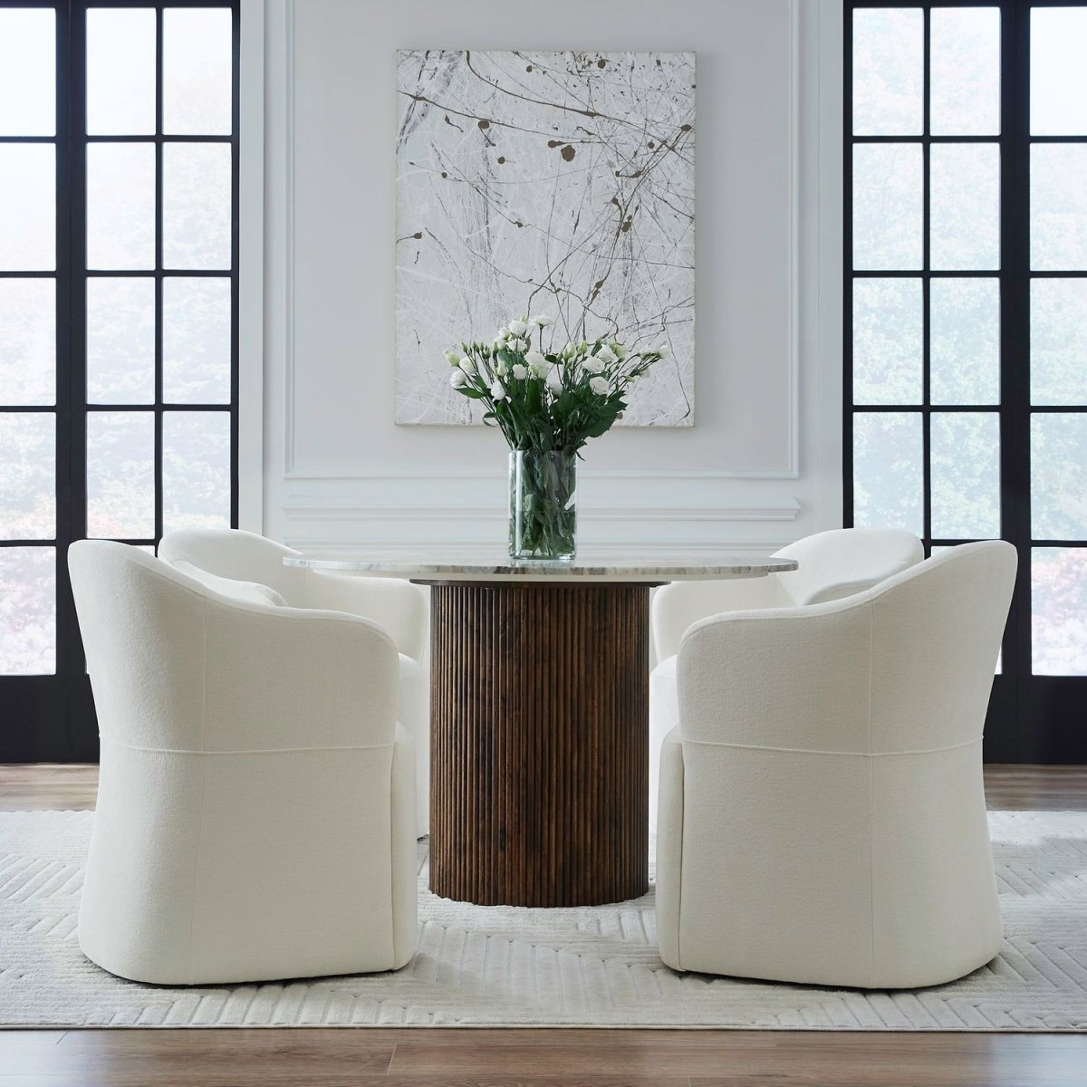 Accent Dining - Accent Chair With Casters Side Chairs by Liberty Furniture - Walls Furniture & Mattress